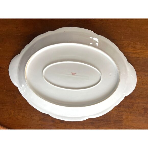 Theodore Haviland Limoges France Oval Platter 16" Antique Porcelain Floral - Picture 6 of 9